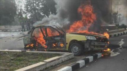 Israel ataca un coche en carretera hacia el aeropuerto de Damasco