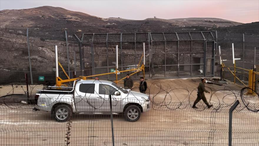 Fuerzas del régimen israelí en la región de Maydal Shams en los altos del Golán sirio ocupado, 10 de diciembre de 2024.