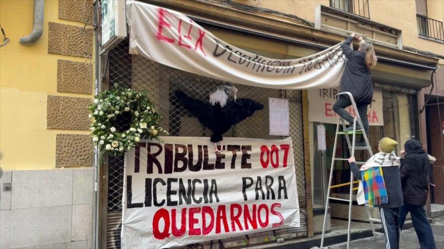 Vecinos de Madrid se movilizan contra los fondos buitre