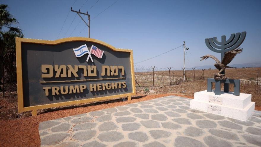 Los Altos de Trump, en el Golán sirio anexado por Israel.