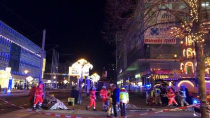 Atropello en mercado navideño de Alemania deja 5 muertos y 200 heridos