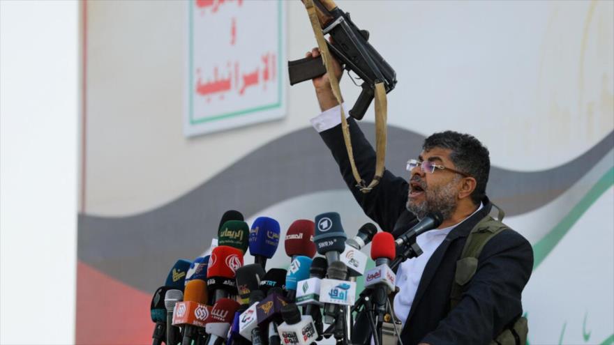 El miembro del Comité Supremo Revolucionario de Yemen, Muhamad Ali al-Houthi.
