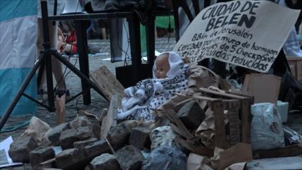 Piden en Argentina Navidad sin genocidio en Gaza