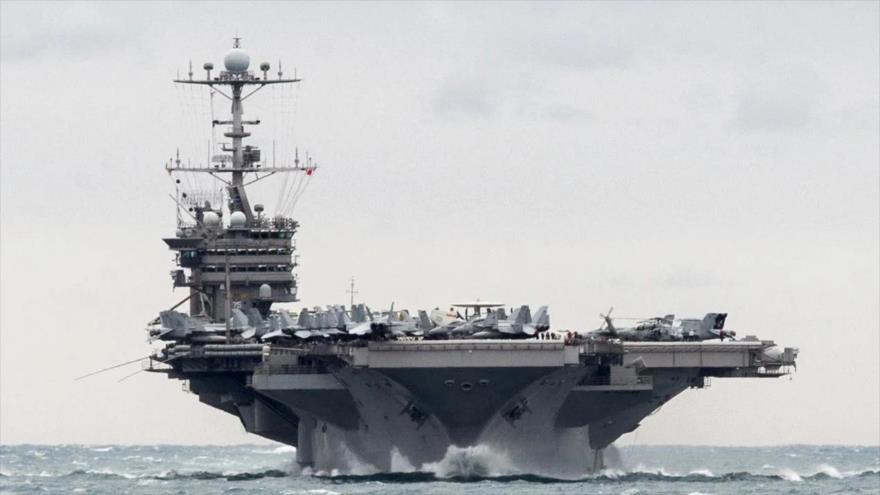 El portaviones USS Harry S Truman de la Marina de EE.UU. (Foto: AP)