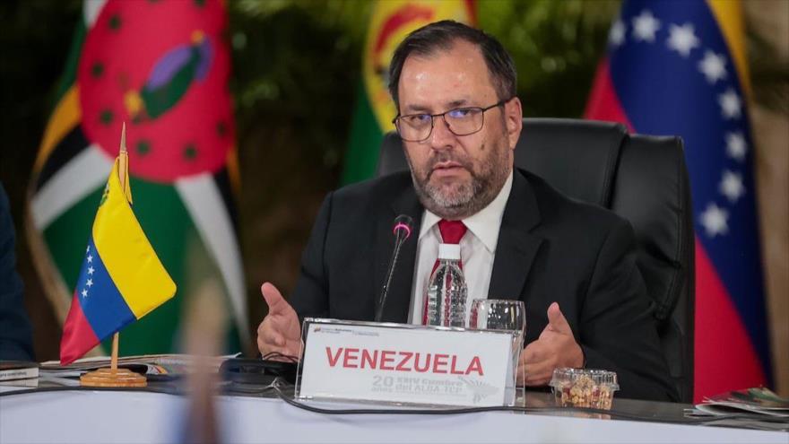 El canciller de Venezuela, Yván Gil Pinto.
