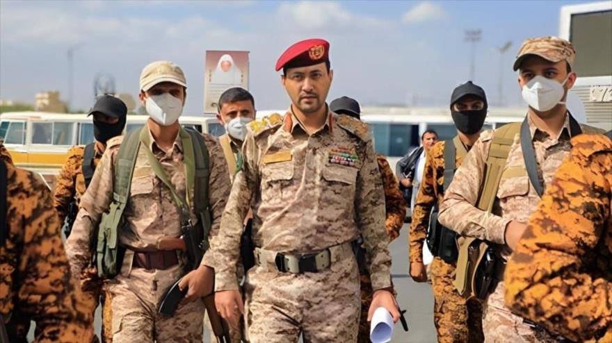 El portavoz de las fuerzas armadas de Yemen, el general de brigada Yahya Sari.