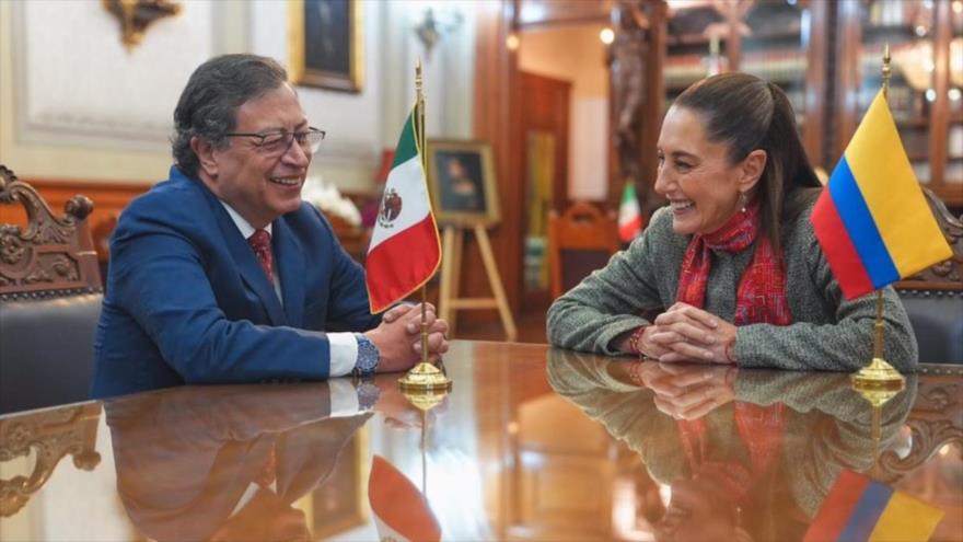 Los presidentes de Colombia y México, Gustavo Petro y Claudia Sheinbaum respectivamente, estuvieron entre los lideres que felicitaron a Cuba.