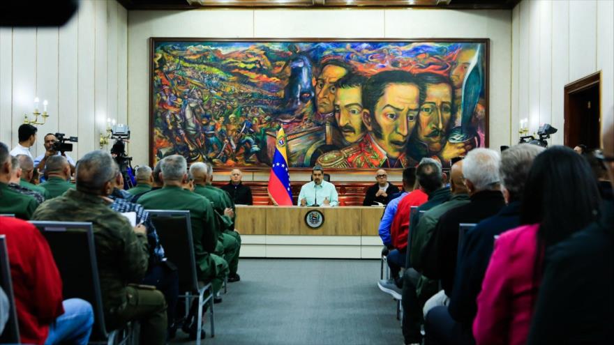 La reunión de trabajo del presidente de Venezuela, Nicolás Maduro, con las autoridades del país bolivariano, 6 de enero de 2025. 