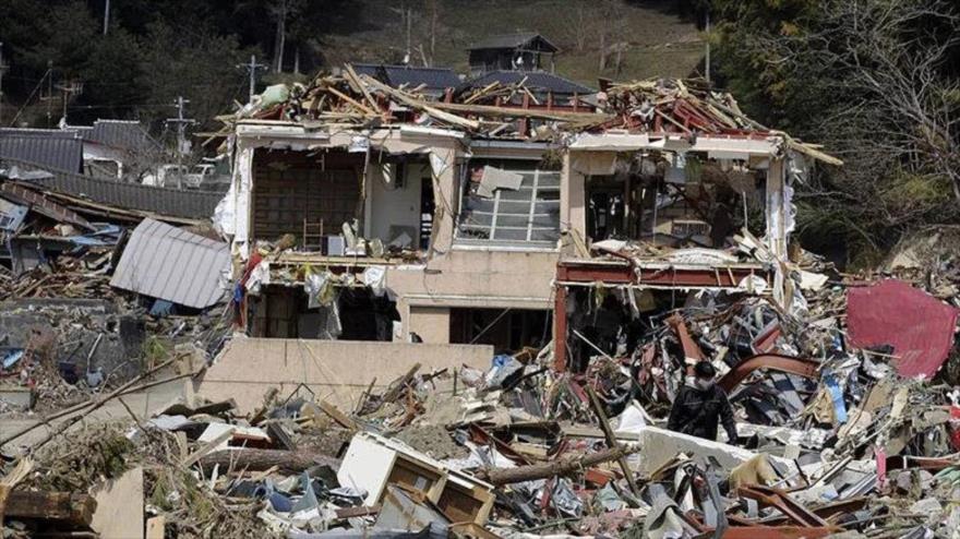 Una casa arruinada tras el sismo de 6.8 en Tíbet, situada en el suroeste de China, 7 de enero de 2025.