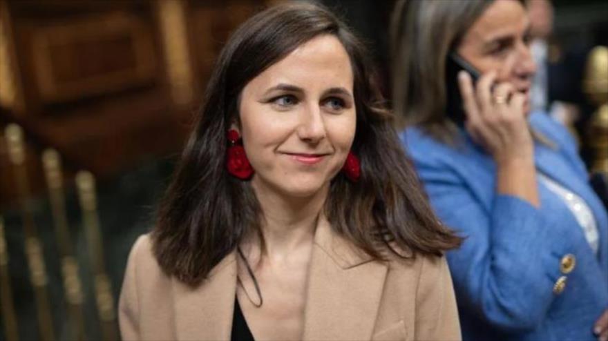 La líder del partido español Podemos, Ione Belarra.