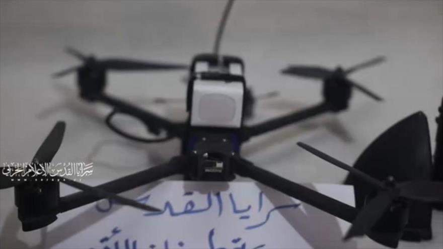 Combatientes controlan dron israelí antes poder realizar su misión