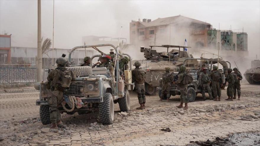 Soldados israelíes en un lugar en Gaza, 13 de noviembre de 2023. (Foto: Reuters)
