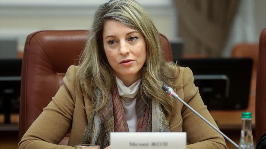 La canciller canadiense, Melanie Joly. (Foto: Cámara de los Comunes, Canadá)