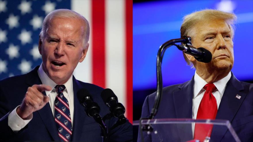 La foto combinada muestra, el presidente saliente de EE.UU., Joe Biden(izd.) y el presidente electo de EE.UU., Donald Trump.