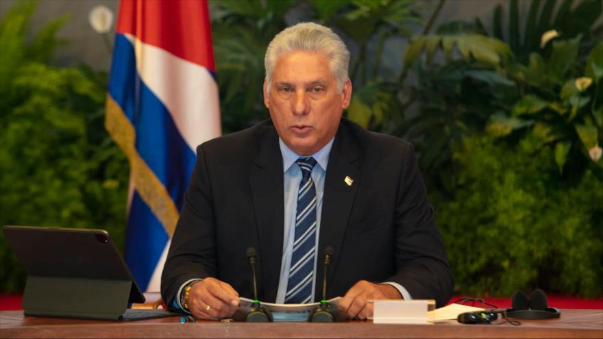 El presidente de Cuba, Miguel Díaz-Canel Bermúdez.