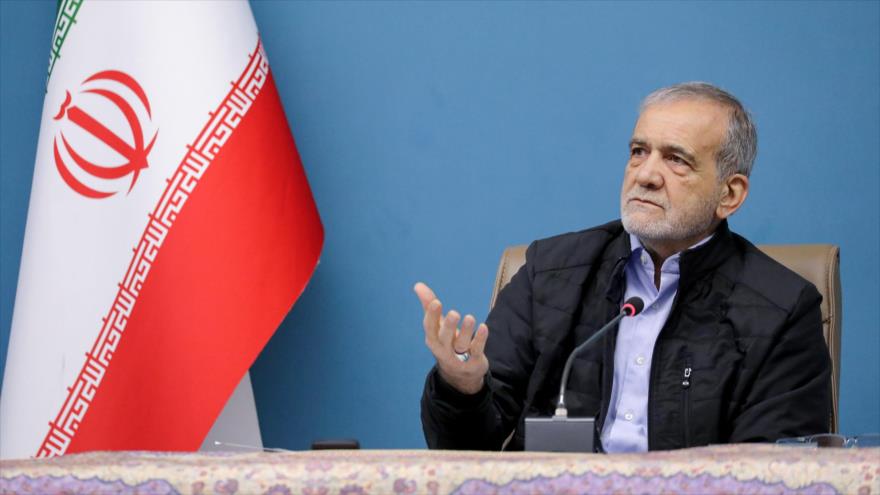 El presidente de Irán, Masud Pezeshkian, durante una reunión en Teherán, 20 de enero de 2025. (Foto: president.ir)