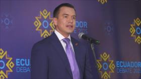 Primer debate presidencial de 2025 en Ecuador sin Noboa y González