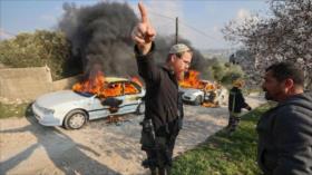 Colonos israelíes incendian casas y un coche de palestinos en Nablus