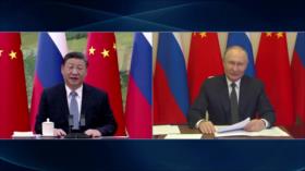 Presidentes de Rusia y China vuelven a reafirmar alianza estratégica 