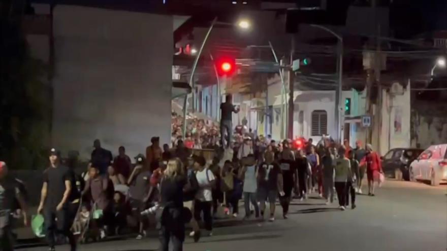 Sale caravana del sur de México en la toma de protesta de Donald Trump 