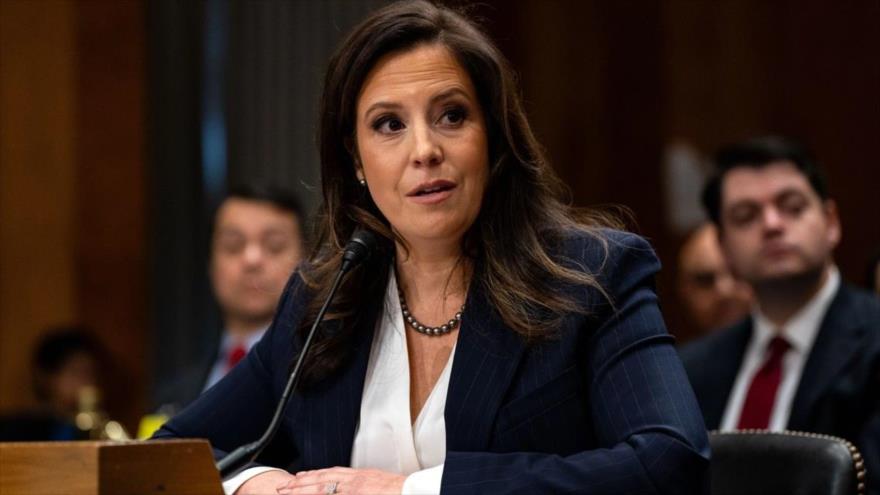 La representante republicana de Nueva York, Elise Stefanik, en una audiencia en el Senado de EE.UU., 21 de enero de 2025. (Foto: Getty Images)