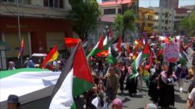 Musulmanes bolivianos celebran la victoria de la Resistencia en Palestina