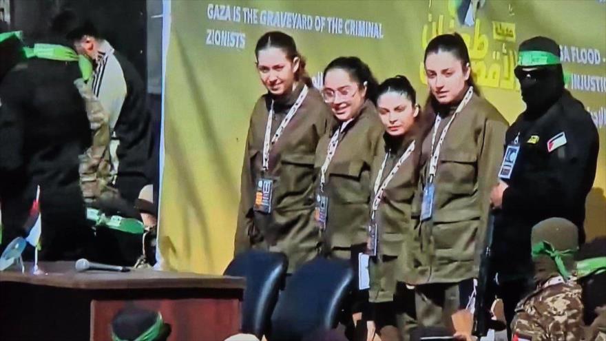 HAMAS libera a cuatro mujeres israelíes en segundo canje de presos