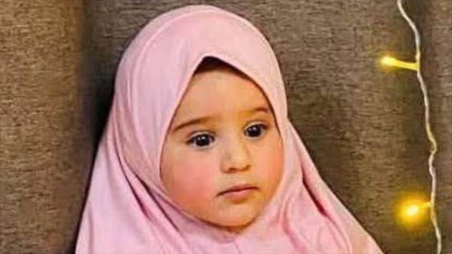 La niña palestina Laila Muhammad Ayman al Jatib, asesinada por tropas israelíes, 25 de enero de 2025.
