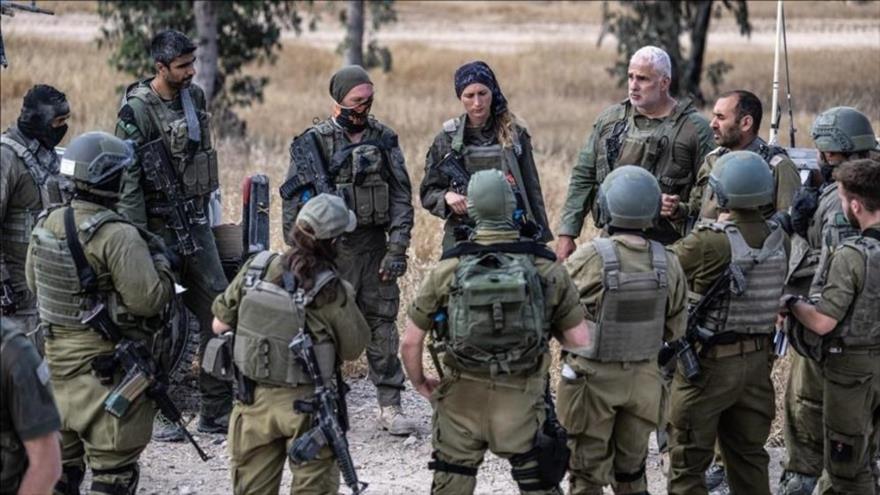 Un grupo de soldados de la ocupación sionista. (Foto: Anadolu Agancy)