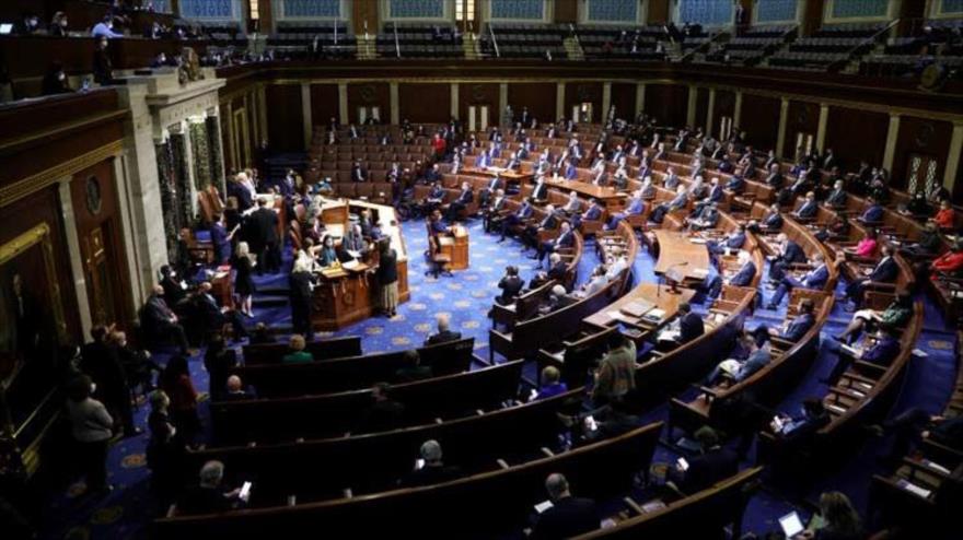 Los diputados del Senado de EE.UU., durante una reunión. 
