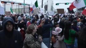 Protestan en EEUU contra órdenes ejectutivas de Donald Trump