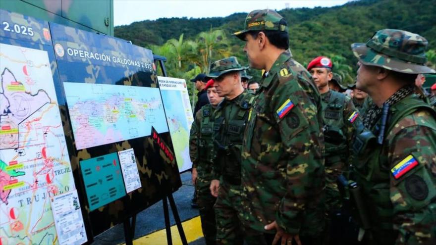 La Operación Relámpago del Catatumbo fue anunciada por el presidente Nicolás Maduro como parte de los Ejercicios Militares Escudo Bolivariano 2025. 