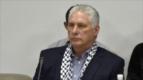 Presidente de Cuba reafirma apoyo a causa Palestina