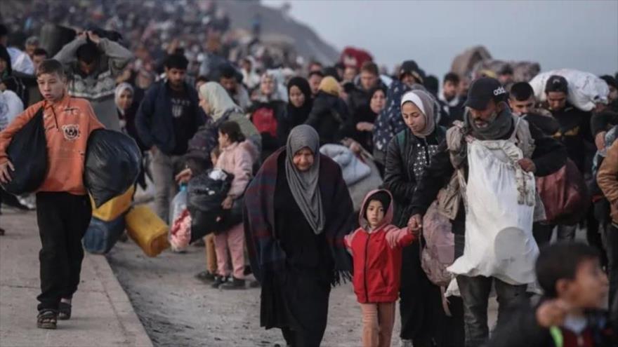 Miles de palestinos regresan al norte de Gaza después de más de un año desplazados, enero de 2025. (Foto: AP)