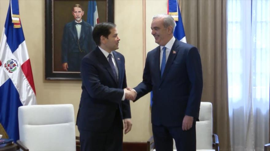 Rechazan visita de Marco Rubio y su agenda en la República Dominicana