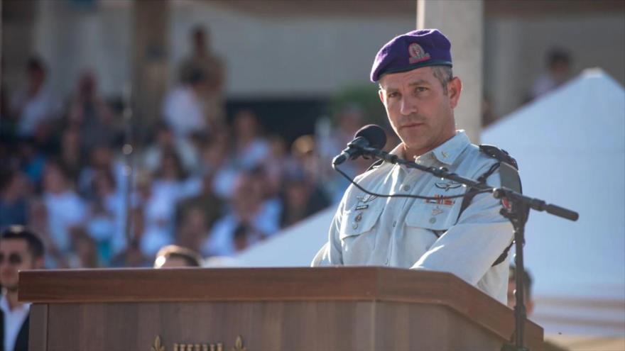 El general de brigada Yehuda Vach durante una ceremonia de graduación de cadetes, el 28 de junio de 2023. 