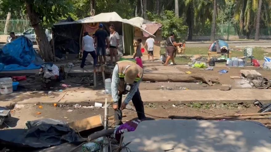 Desalojan a migrantes de campamentos en la Frontera Sur de México 