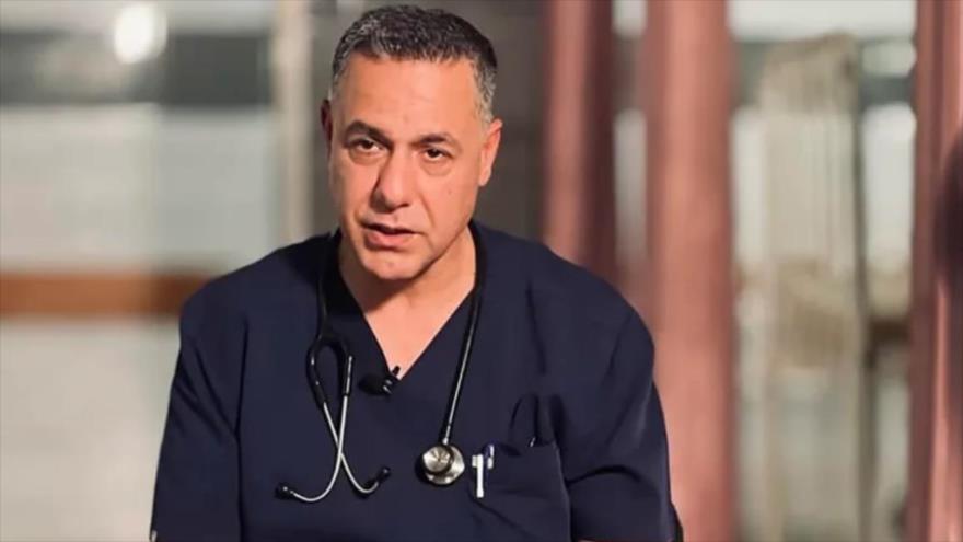 El Dr. Hussam Abu Safiya, jefe del hospital Kamal Adwan, en el norte de Gaza.