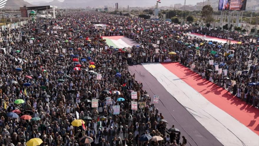 Marchas en Yemen muestran resistencia histórica, analiza Sánchez Marín