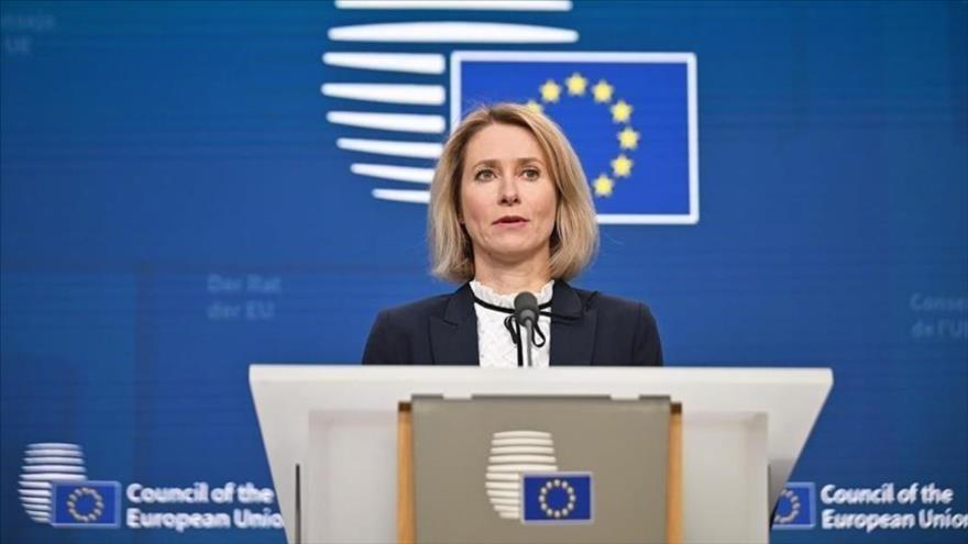 La jefa de Política Exterior de la Unión Europea (UE), Kaja Kallas.