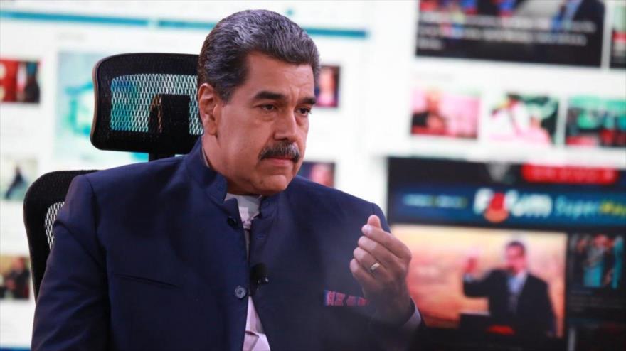 El presidente venezolano, Nicolás Maduro, durante su programa semanal Con Maduro+, 17 de febrero de 2025.