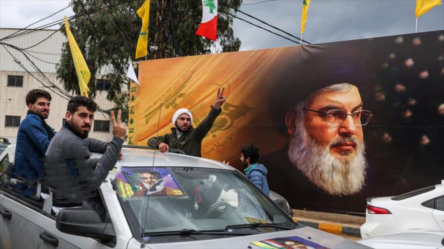 Beirut, capital libanesa, se prepara para celebrar el masivo funeral del líder mártir de Hezbolá, Seyed Hasan Nasralá, 22 de febrero de 2025.