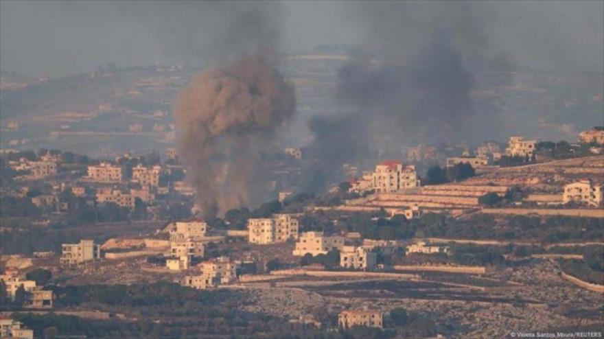 Uno de los más recientes bombardeos israelíes en una zona fronteriza en el sur del Líbano. (Imagen de archivo)