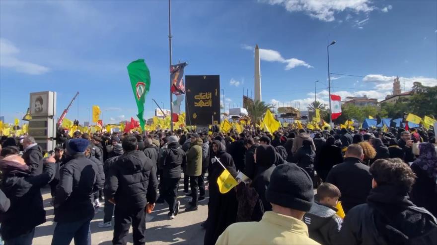 1,4 millones de libaneses asistieron al funeral del mártir Nasralá 