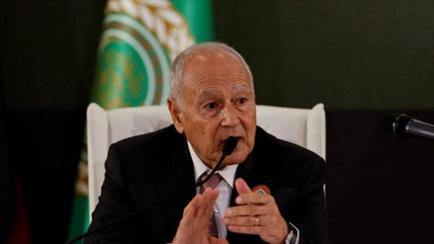 El secretario general de la Liga Árabe, Ahmed Aboul Gheit.