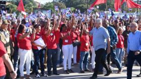 Cubanos protestan contra políticas de Trump y ocupación de Guantánamo