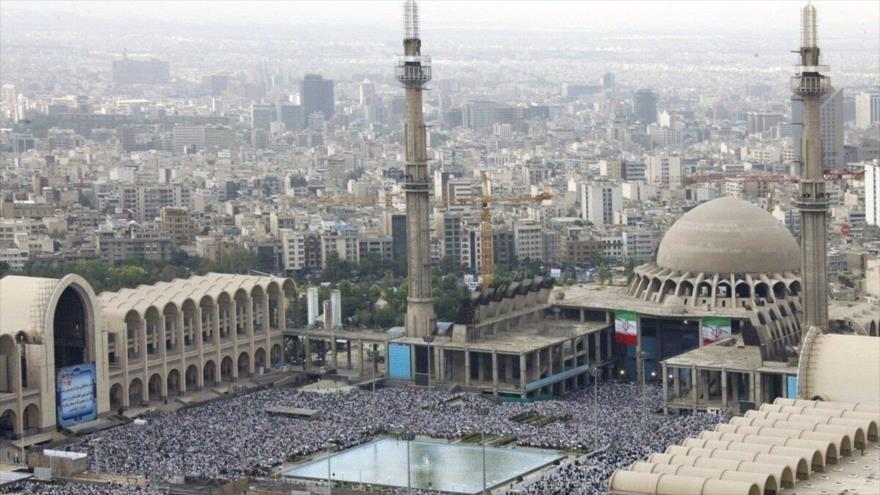 El Gran Mosala de Imam Jomeini (P) en el noreste de Teherán, capital de Irán.