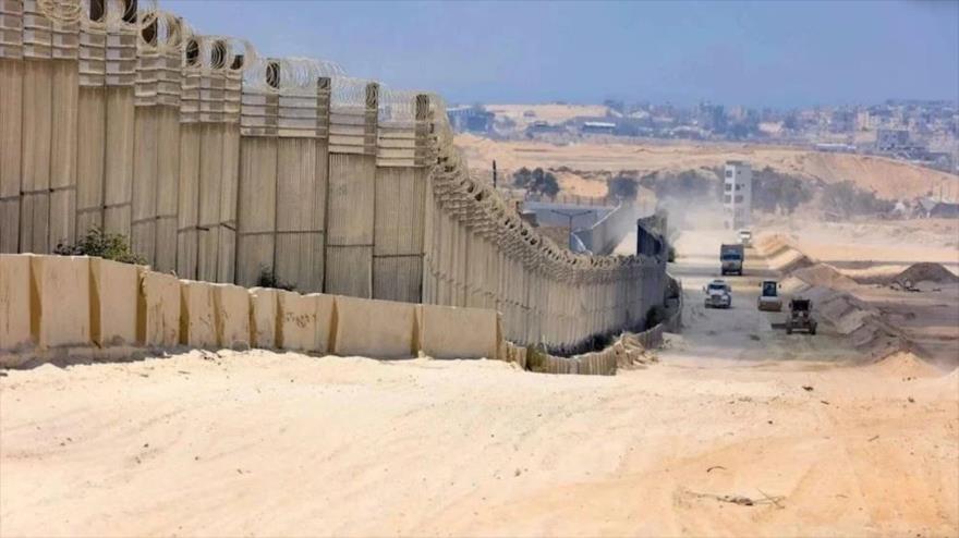 Corredor Filadelfia, ubicado al sur de la Franja de Gaza.