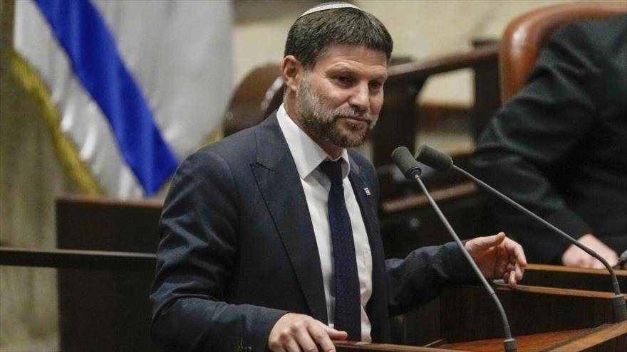 El ministro de finanzas del régimen israelí, Bezalel Smotrich. (Foto: AP)