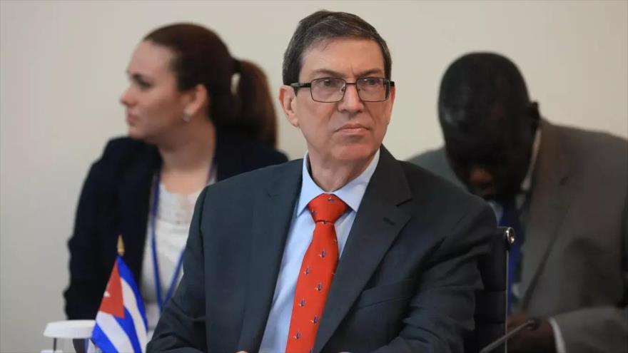 El ministro cubano de Relaciones Exteriores, Bruno Rodríguez Parrila.
